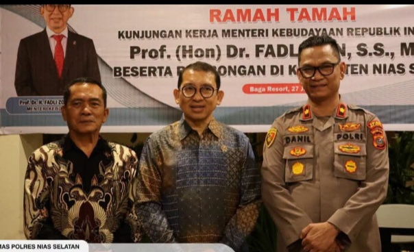 Wakapolres Nisel Hadiri Ramah Tamah Menbud, Perkuat Sinergi Pelestarian Budaya