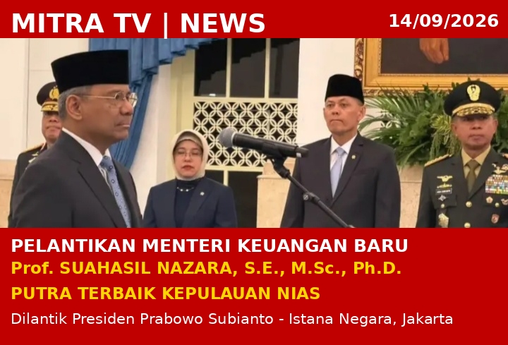 Suahasil Nazara Putra Kepulauan Nias Resmi Dilantik Presiden Prabowo Subianto Jadi Menteri Keuangan